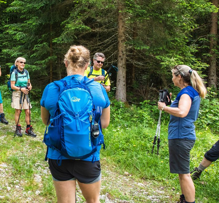 Wandergruppe in Ruhpolding