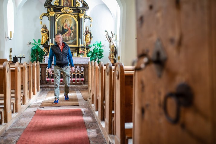 Martin Lex in der Wallfahrtskirche "Maria Schnee"