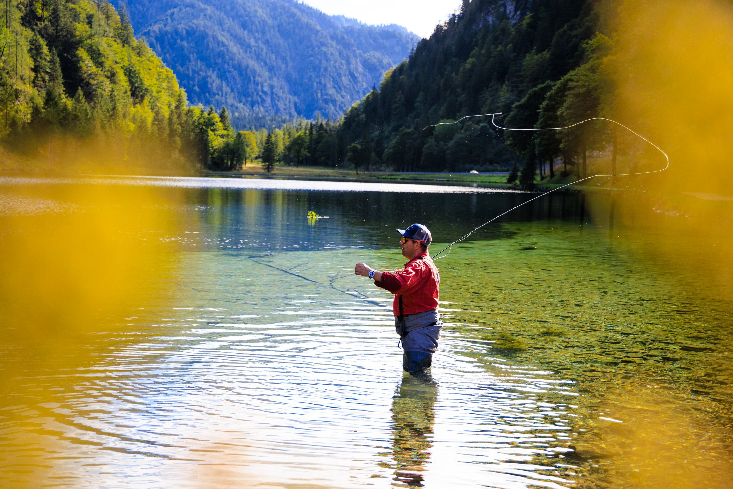 Fliegenfischen am Förchensee